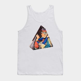 Casino Poker Retro Vintage Lovers King Queen Tank Top